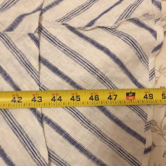 Anthropologie Drew Blue and White Striped Maxi Dress - Picture 7 of 7